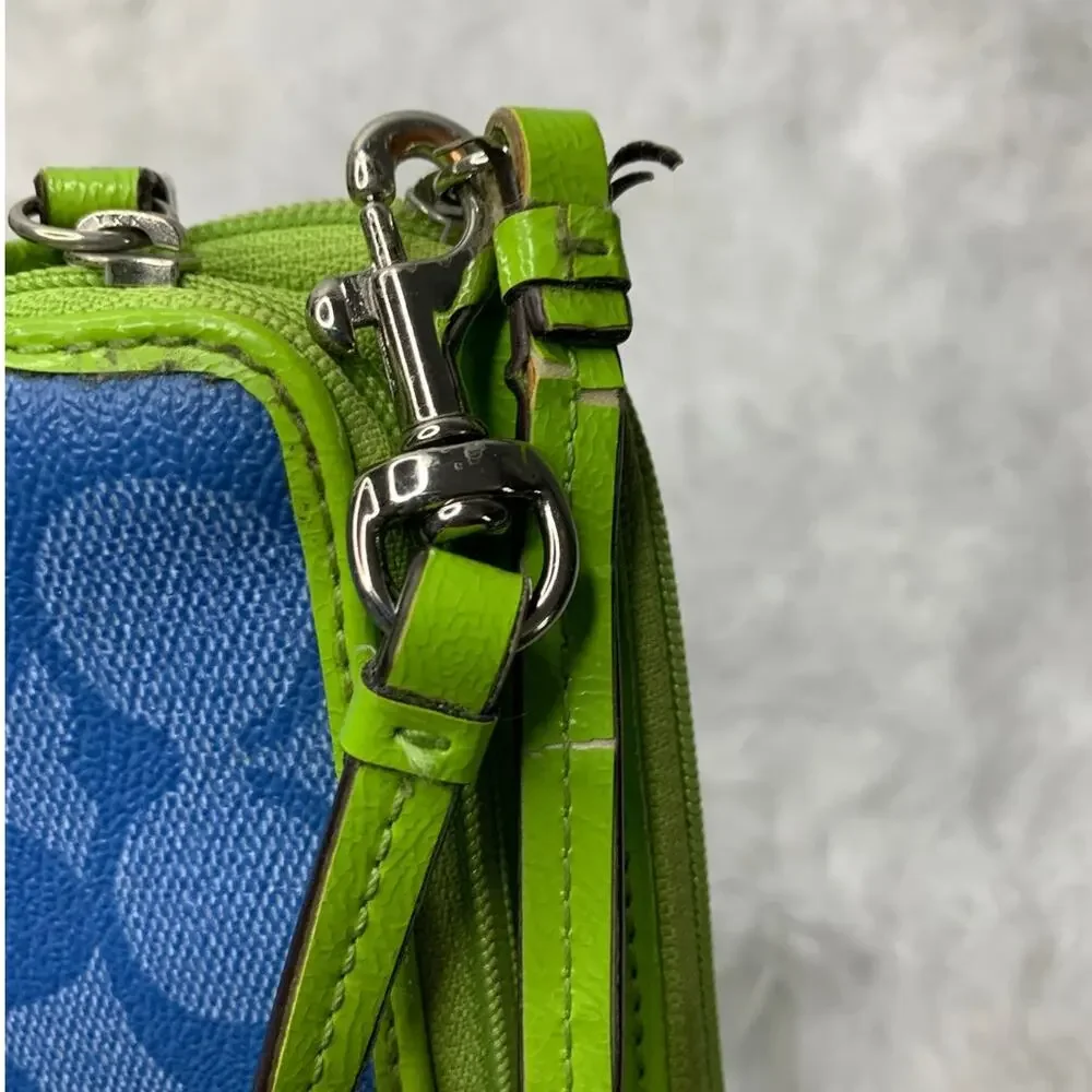 Coach blue green